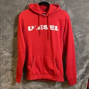 Diesel hoodie hooded sweatshirt - Mens Medium